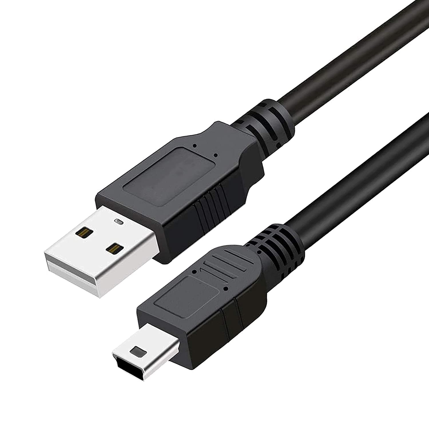 Storite 35Cm Usb 2.0 A To Mini 5 Pin B Cable For External Hdds/Camera/Card Readers, Black