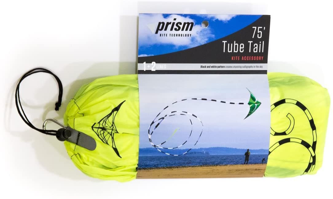 Prism Kite Technology Flying Tube Tail Kite Accessory for Most Single and Dual line Kites, 75 feet