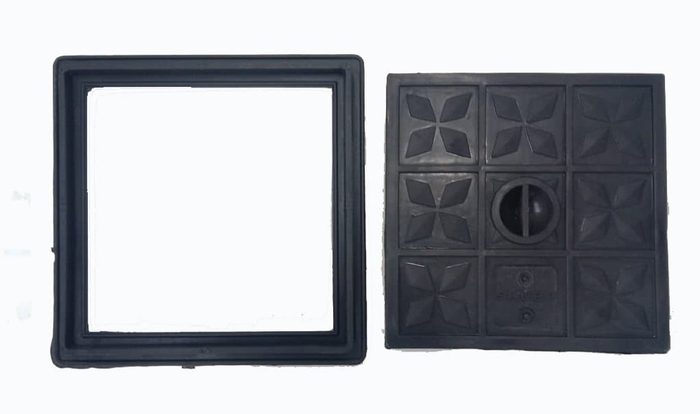 SHUBH PVC Manhole Cover (Black)