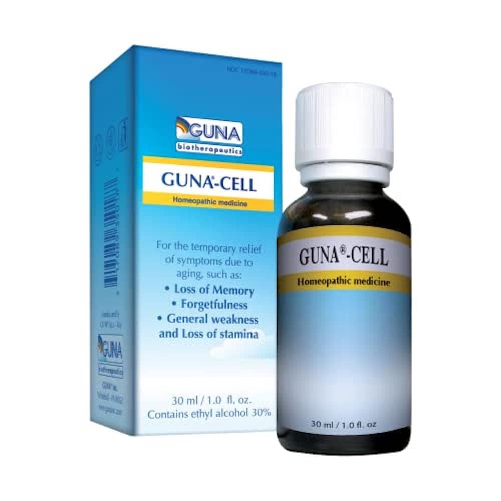 Guna Cell Homeopathic Memory and Fatigue Support for Age Related Symptoms- 1 Ounce
