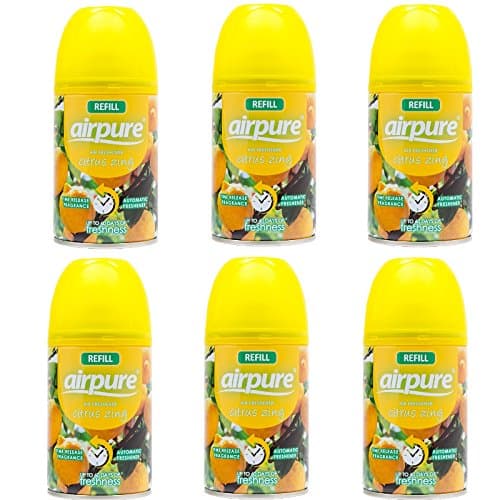 Freshmatic Automatic Spray Refills 250ml (Citrus Zing, 6-Pack)