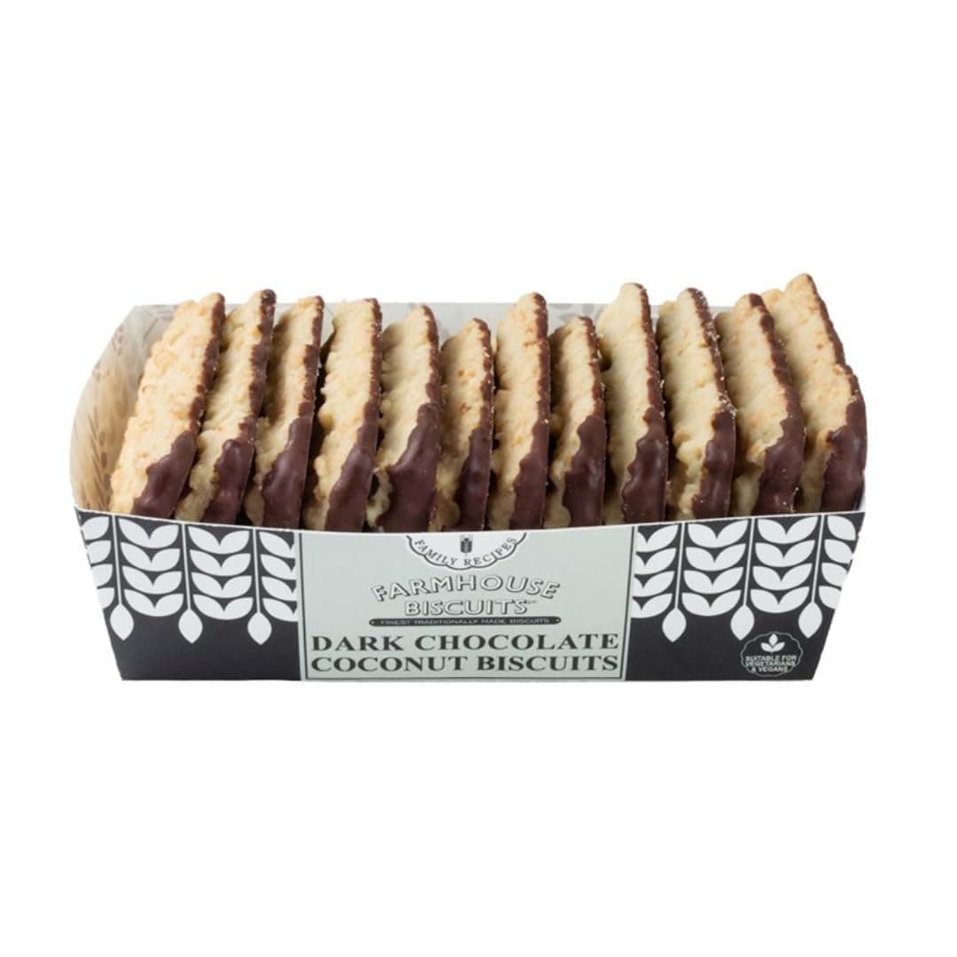 Farmhouse Biscuits Dark Chocolate Coconut Biscuits, 150g