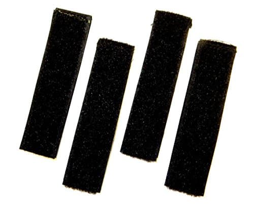 Del Molle Strips for Attaching Tactical ID Patches - for 4-inch high Patches - 4-Count - OD Green