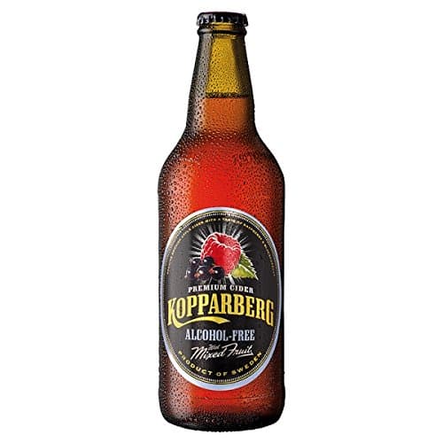 Kopparberg Premium Cider Alcohol-Free with Mixed Fruit 500ml (Pack of 8 x 500ml)