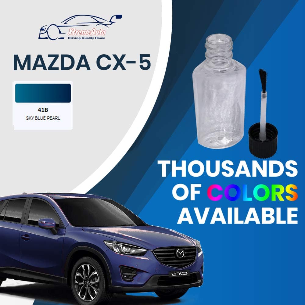 Xtremeauto 30ml Touch Up Paint Stone Chips Scratch Repair 41B Sky Blue Pearl For Mazda CX-5 2010-2020
