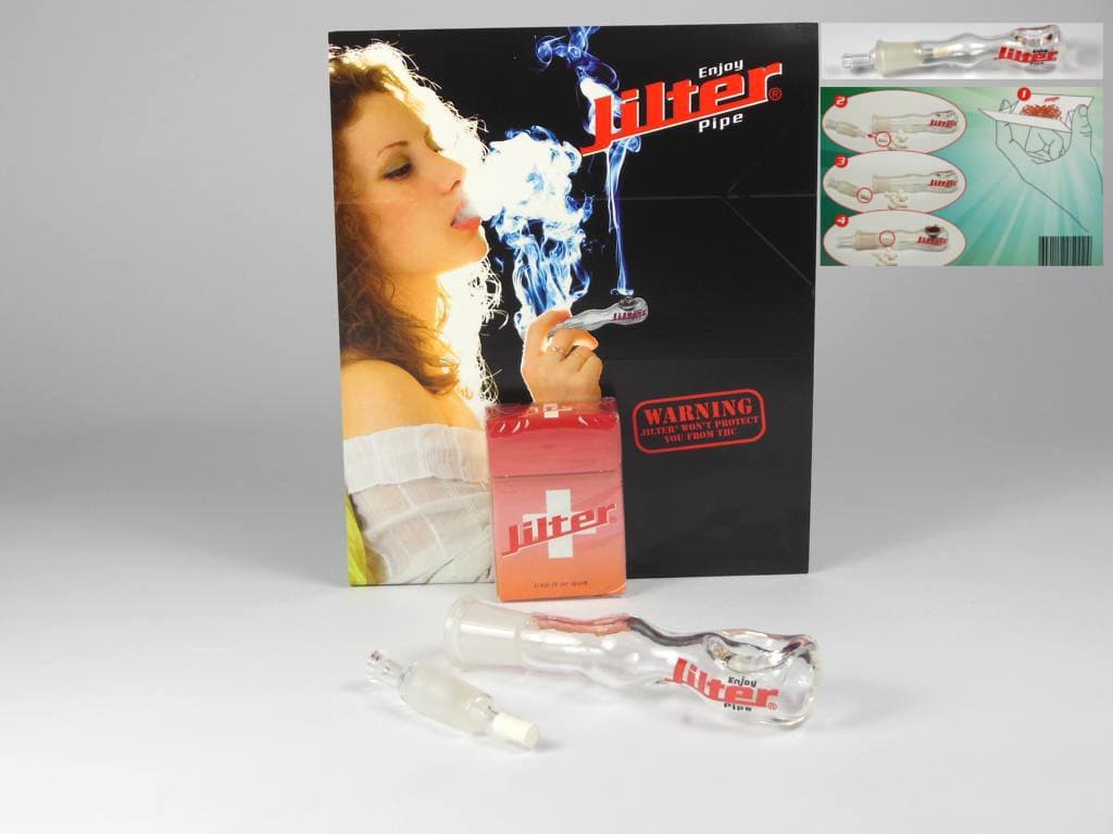 Borosilicate Hand Pipe Jilter® Pipe Glass (13cm)