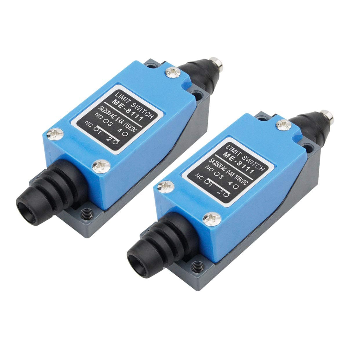 ME8111 Plunger Momentary Limit Switch 1NC 1NO 2Pcs