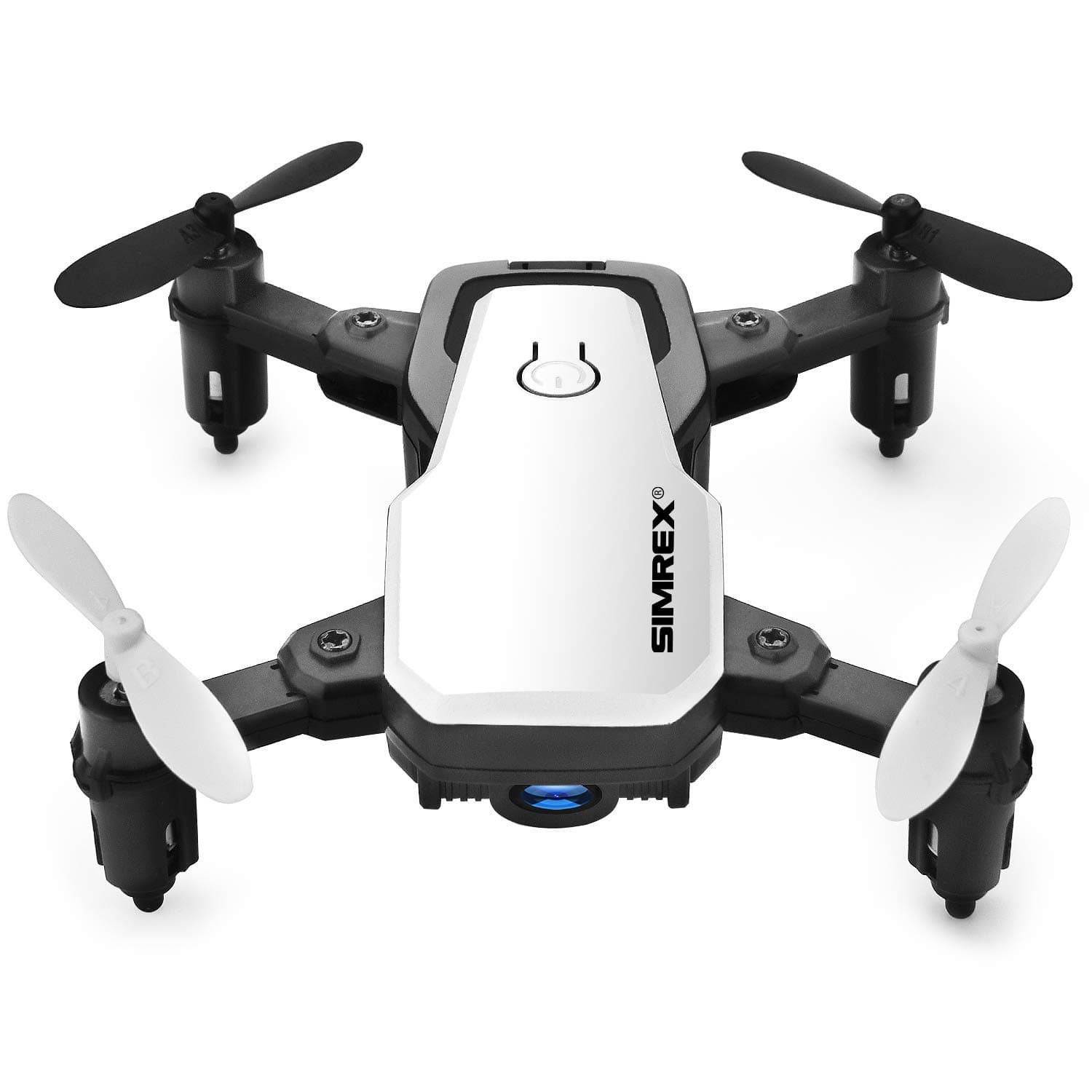 X300C Mini Drone RC Quadcopter Foldable Altitude Hold Headless RTF 360 Degree FPV Video WiFi 720P HD Camera 6-Axis Gyro 4CH 2.4Ghz Remote Control Super Easy Fly for Training(White)