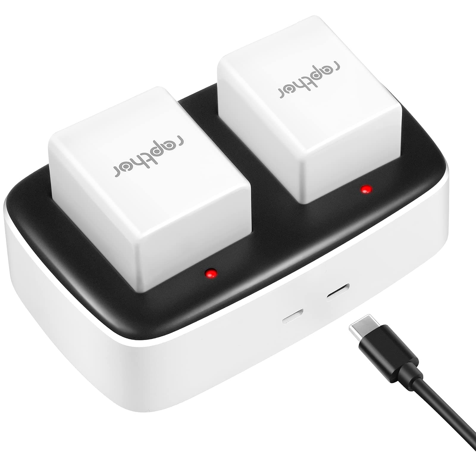 Rapthor 2560mAh Rechargeable Replacement Battery, Compatible with Arlo Pro/Pro 2 with Charger Station (2 Batteries+1 Charger)