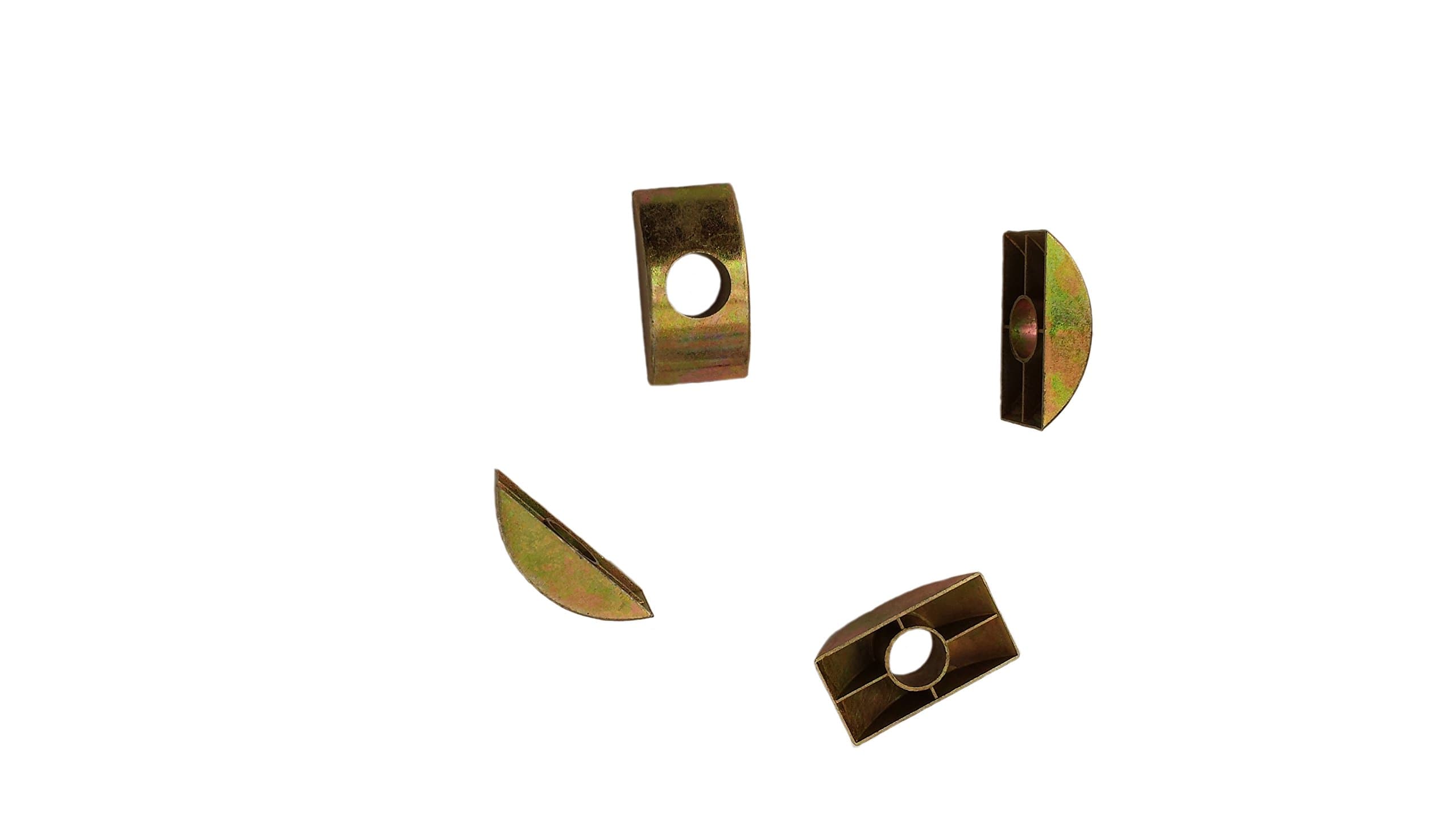 New Replacement M8 Half Moon Bed Washers (Pack of 4)