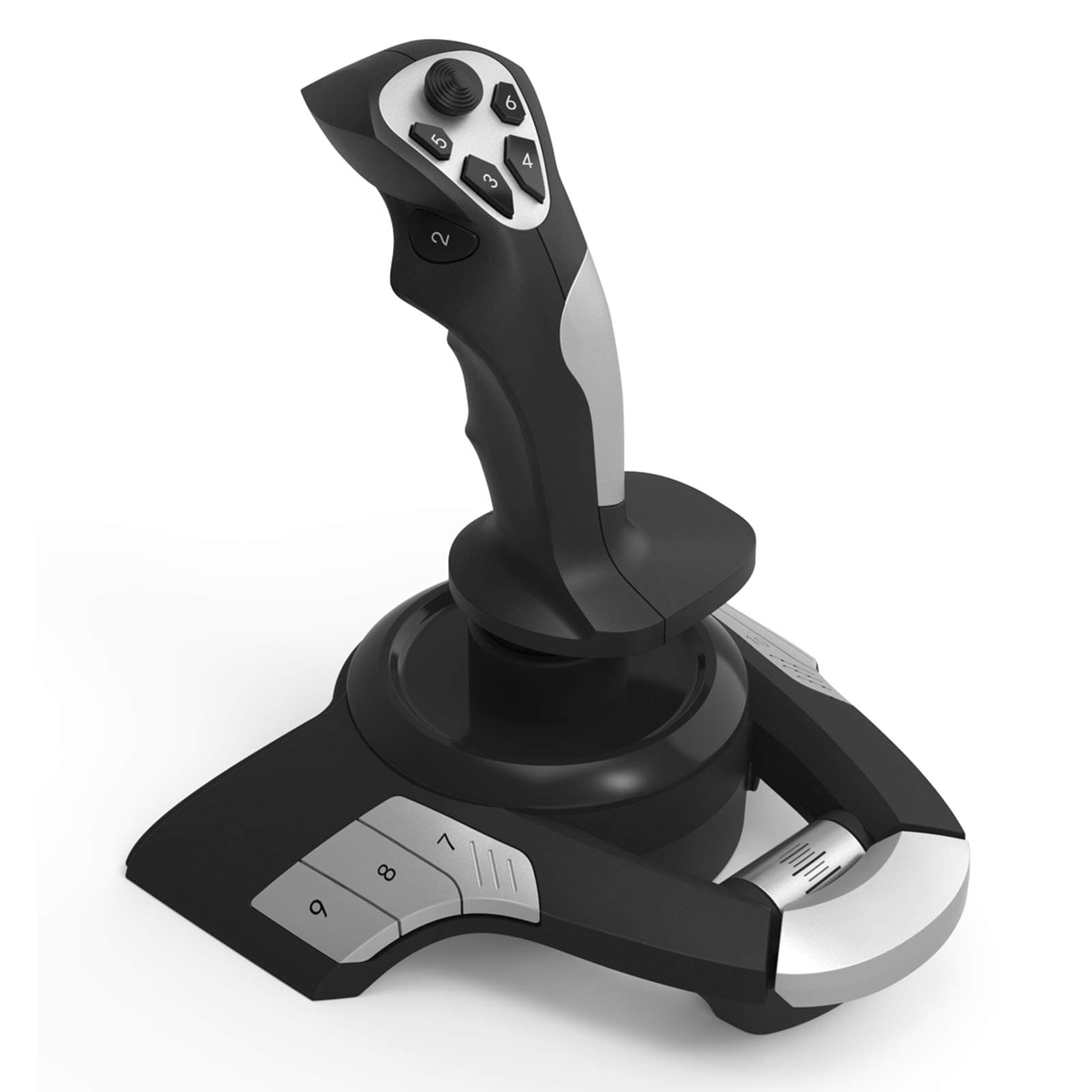 PC Game Joystick Flight Simulator Joystick PXN-F16 3D USB Wired Airplane Joystick with Vibration Function Flight Simulator Joystick Controller for Window PC