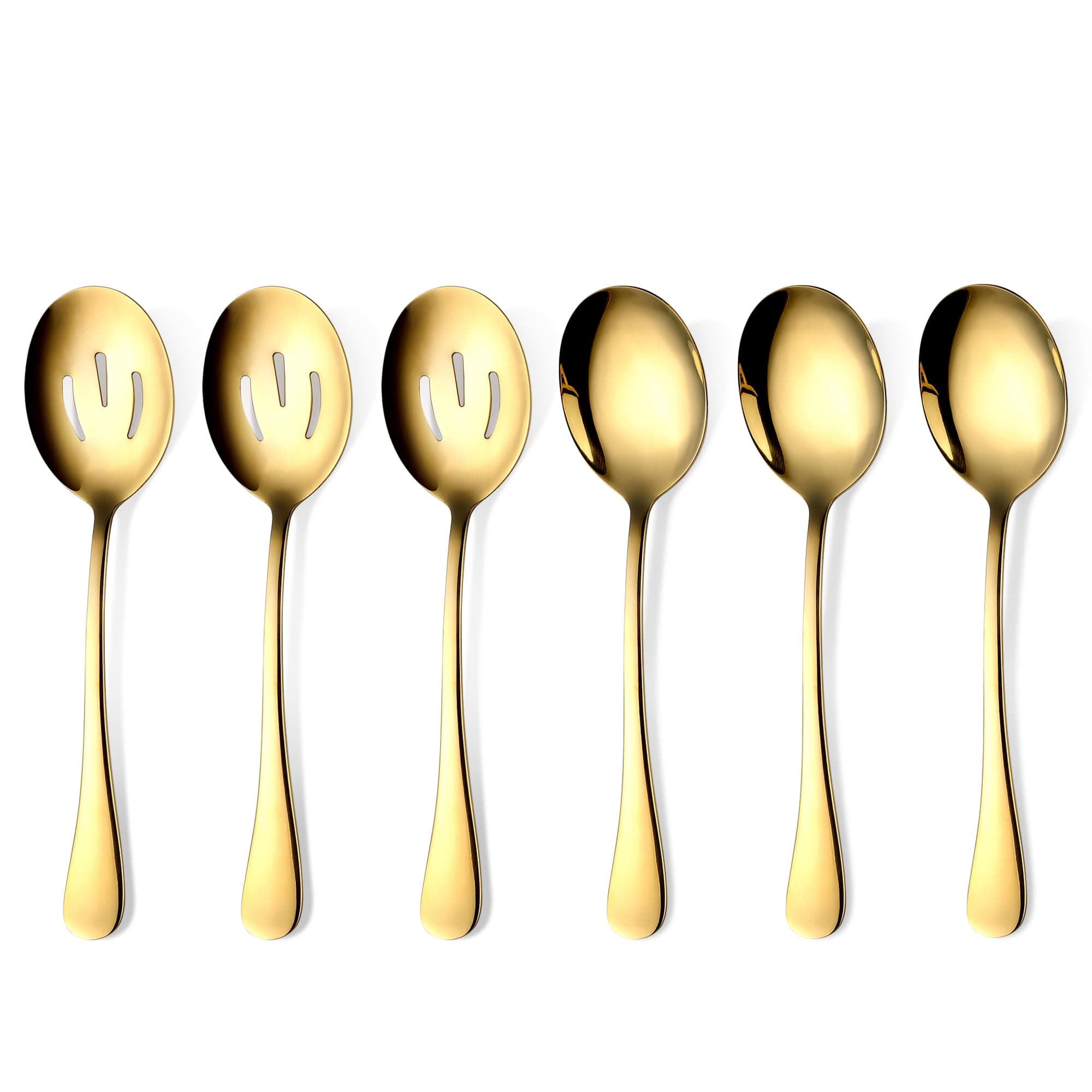 Gold Serving Spoons