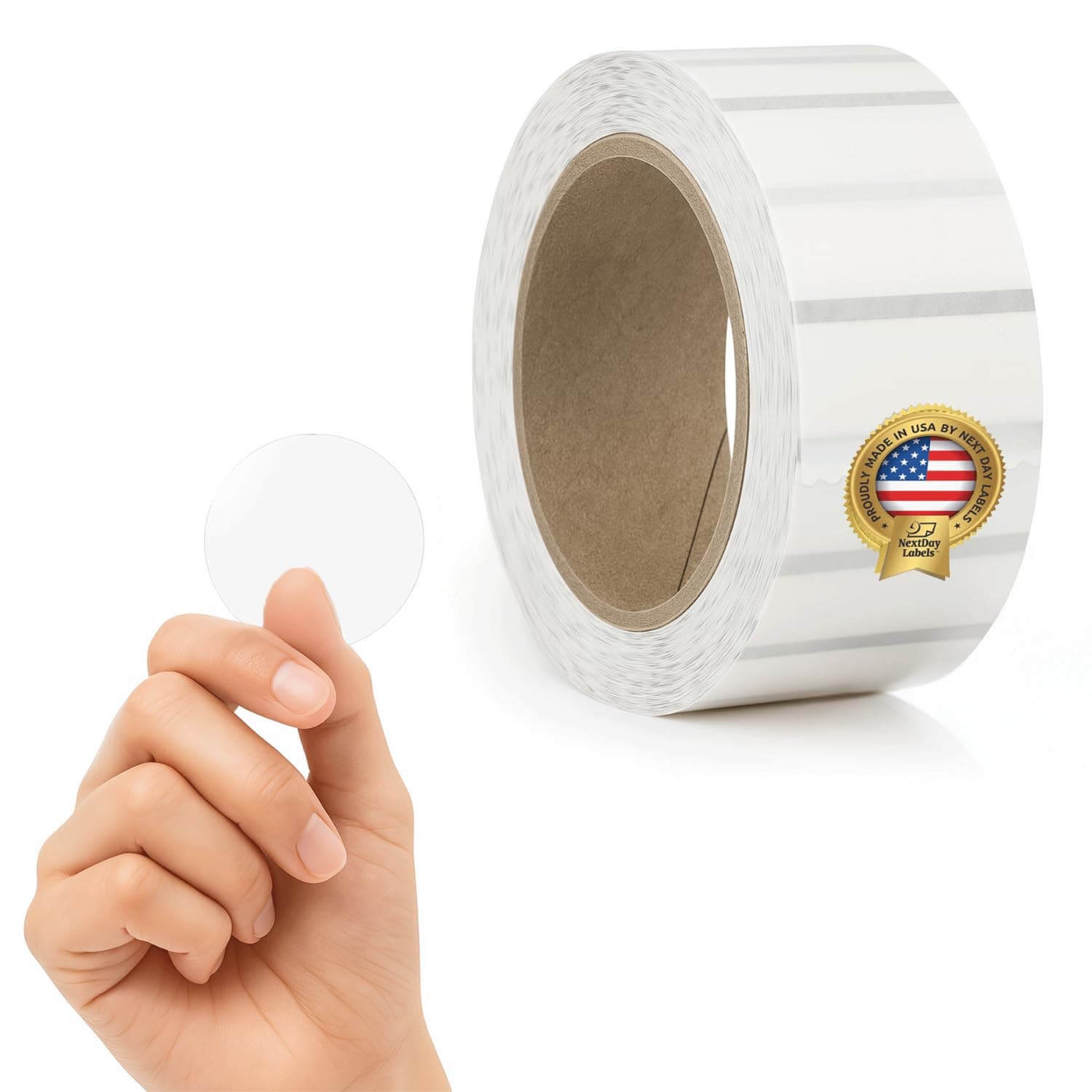 1.5" Clear Wafer Seals