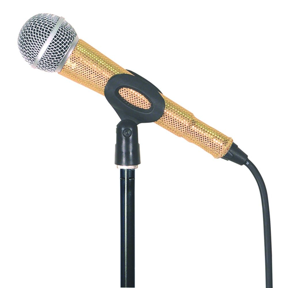 GOLD LASER CUT MICFX MICROPHONE SLEEVE-SF076