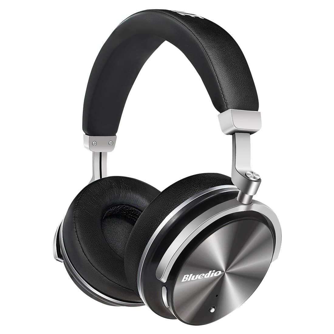 Bluedio R+ Legend Wireless Bluetooth Headphones with Mic & Micro SD Card Slot, Revolutionary 8 Drivers Deep Bass (Titanium)