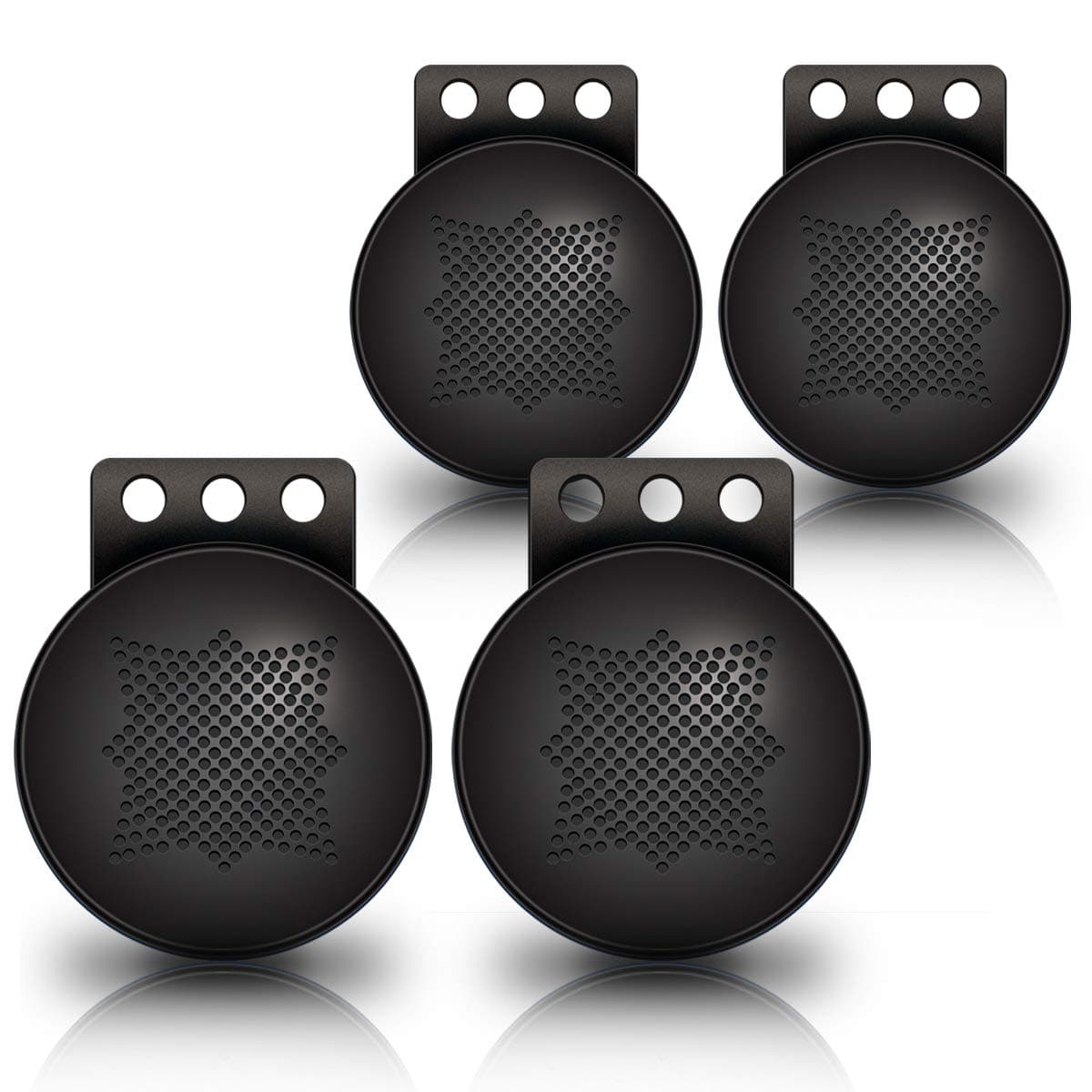 OHWOAI 4W Camera Extend Speaker(4 Pack),Extended Speaker for Indoor/Outdoor Use,Work Camera with Dual Aerials and POE Camera