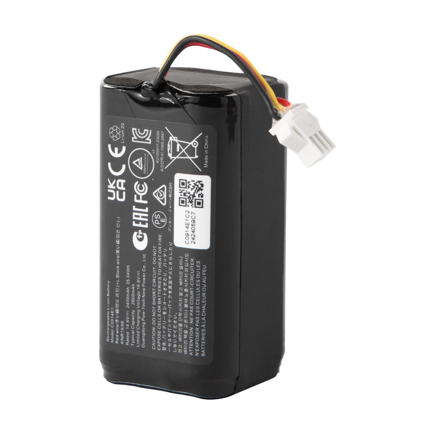 eufy Robot Vacuum Replacement Battery Pack, Compatible with 15C MAX, G40, G30,G20 Series