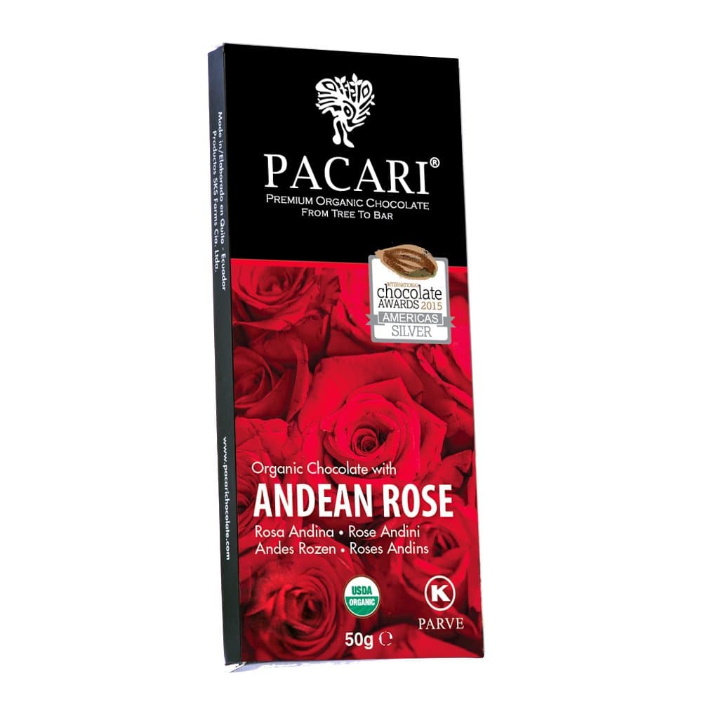 Roses Organic Chocolate Bar