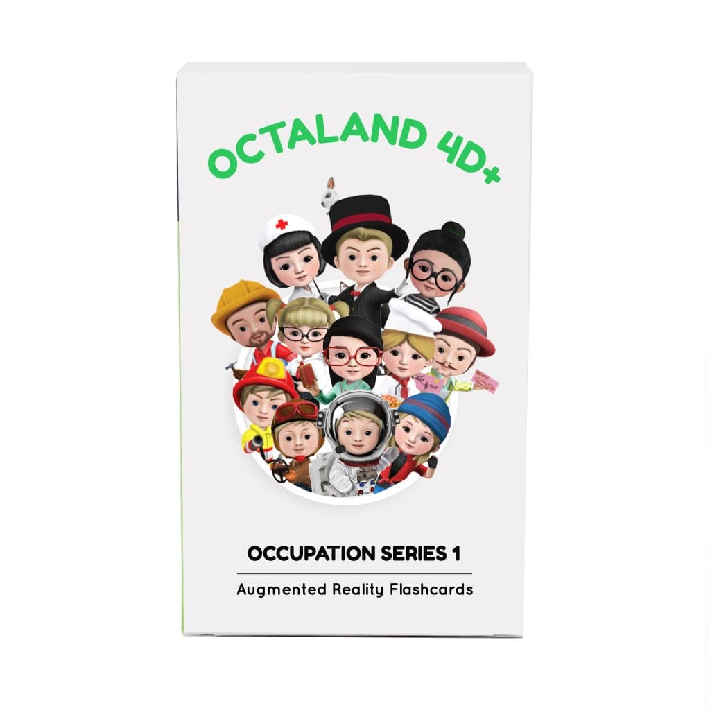 Octaland 4D+ Augmented Reality Flash Cards