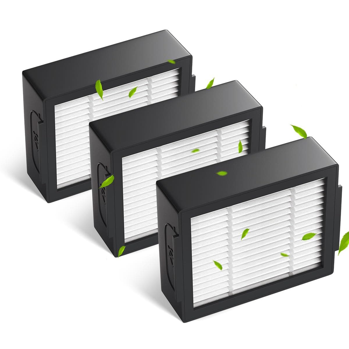 3-pack 4639161 High-Efficiency Filter for iRobot Replacement Parts Vacuum Filter, Roomba e, i & j Series, and Roomba Combo i1+ i3 i3+ i4 i5 and j5 Series