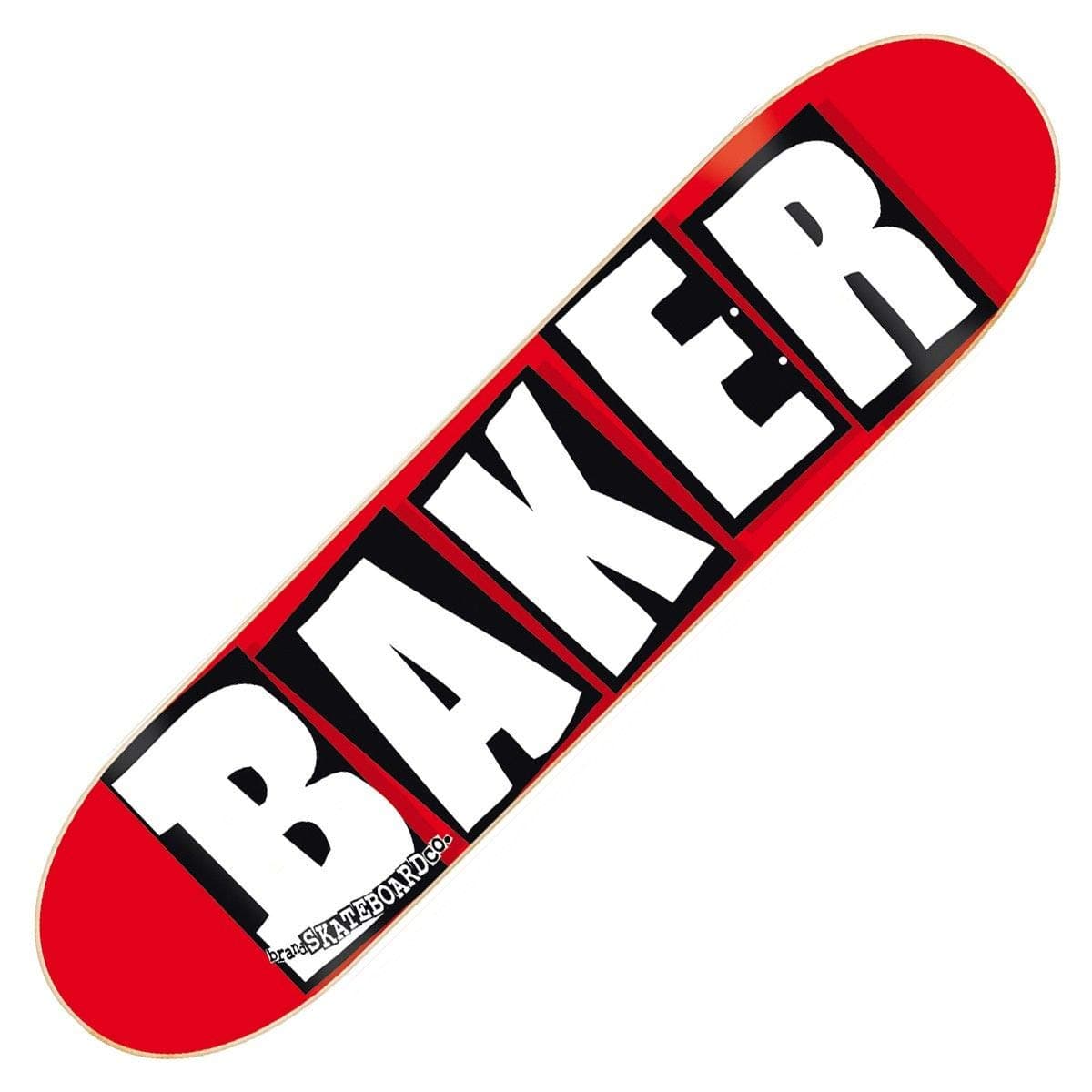 Baker Skateboards Brand Logo Deck - 8.25 Red/White