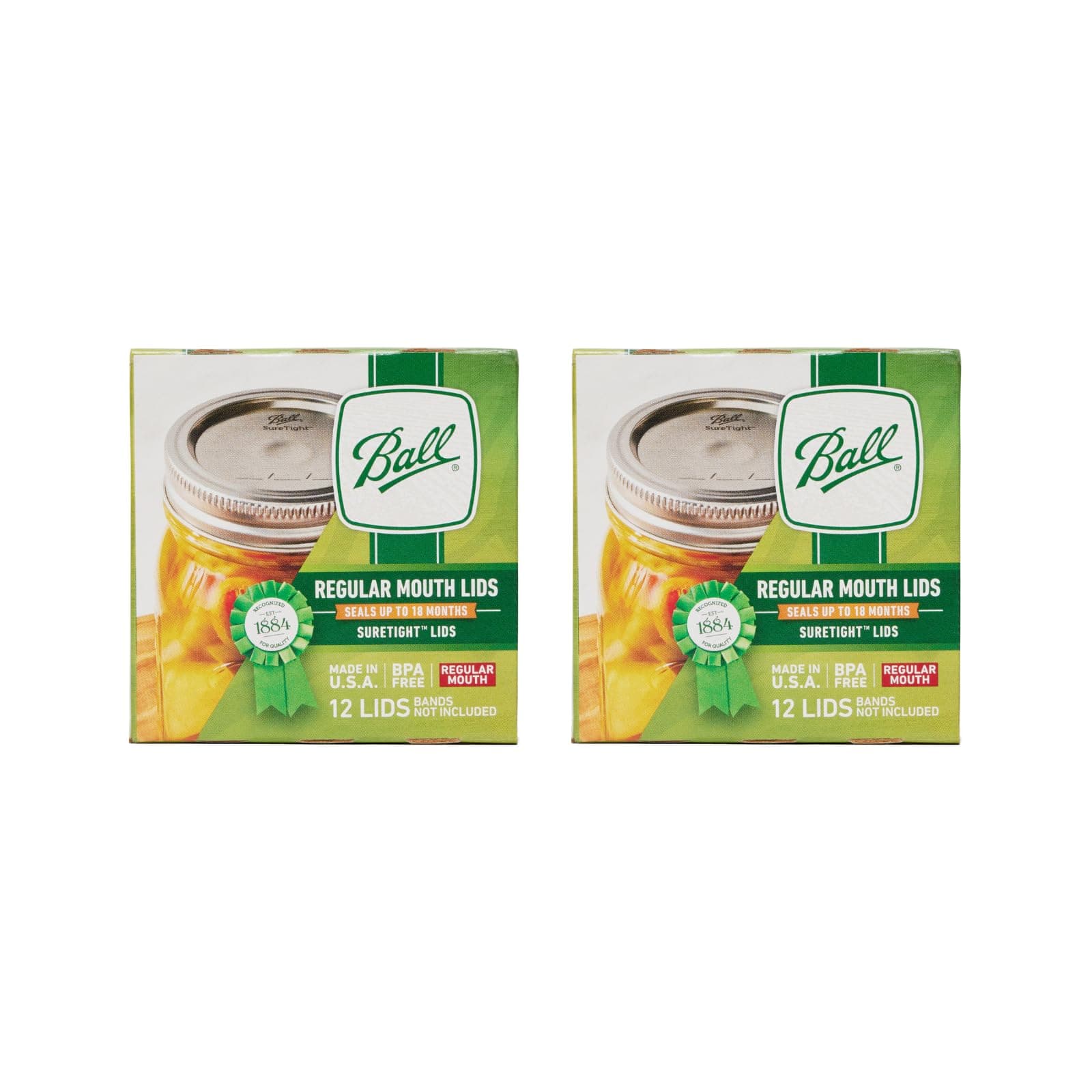 Ball Regular Mouth Mason Jar Lids (24-Count)