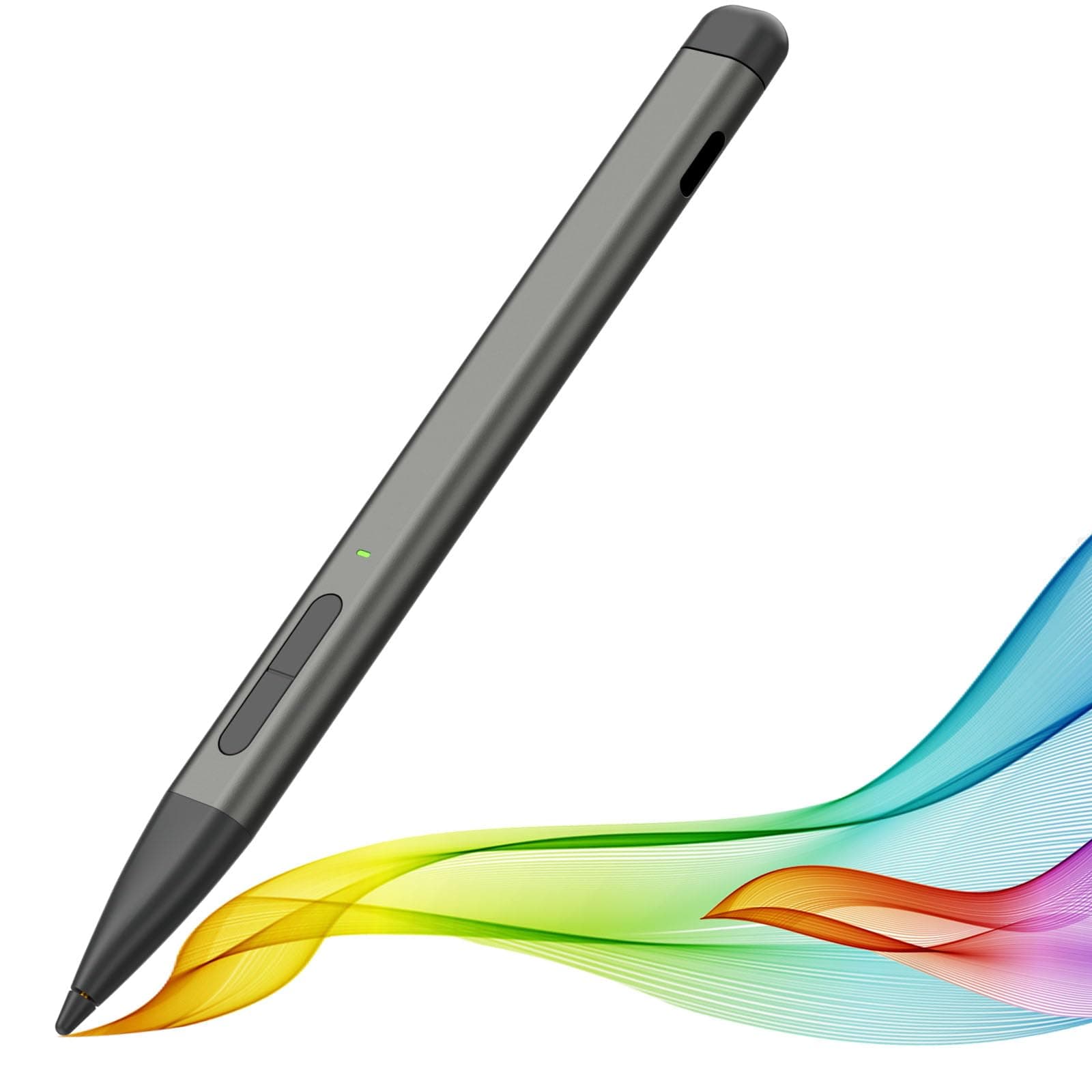 Slim Pen 2 for Microsoft Surface 4096 Pressure, Eraser & Right Click, Palm Rejection, Graphite Nib for Surface Pro 12/11/10/9/8/7/6/5/4/X, Surface Go 4/3/2, Book 3/2/1, Laptop1-6, Surface Studio 2+/2