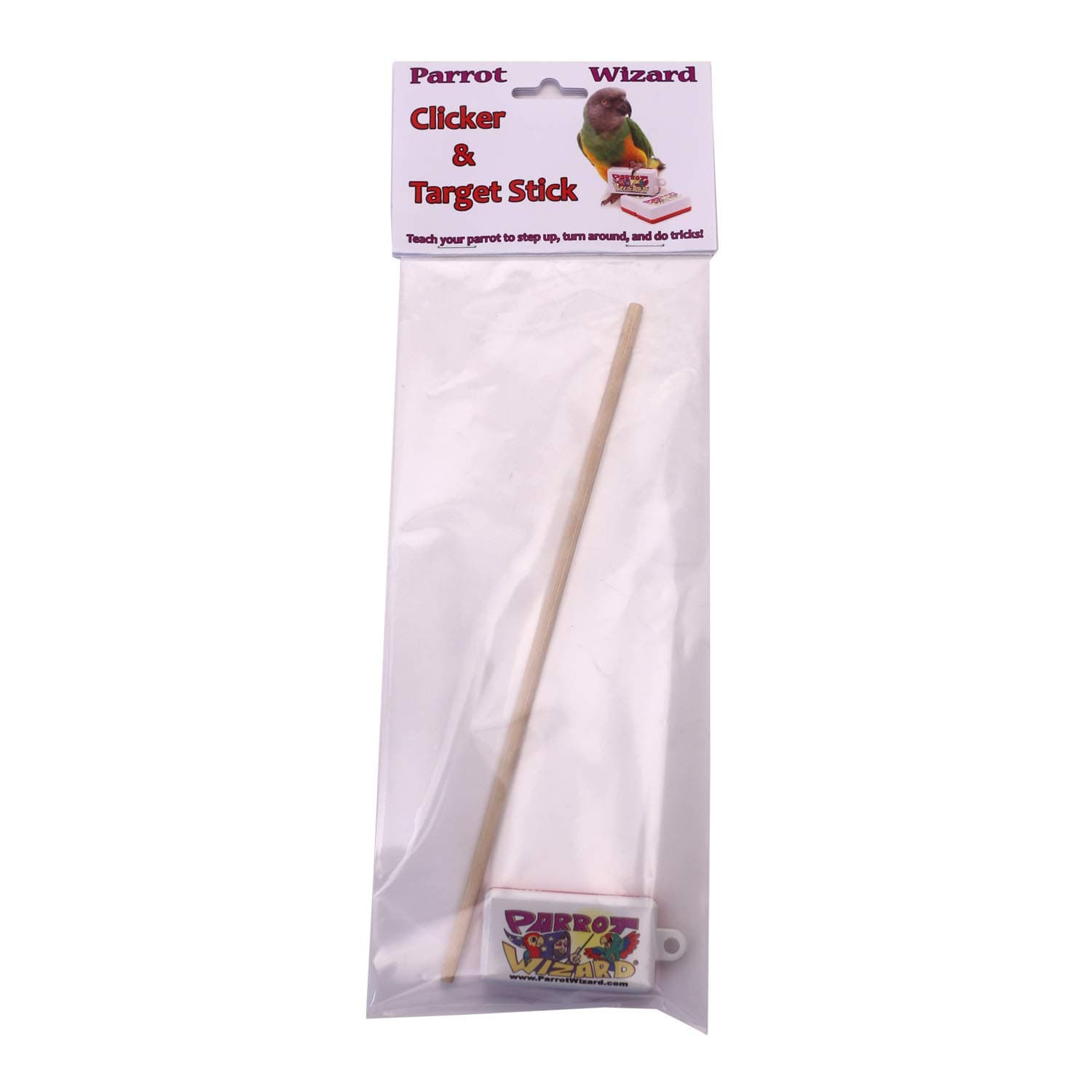 Parrot Wizard Training Clicker and Target Stick
