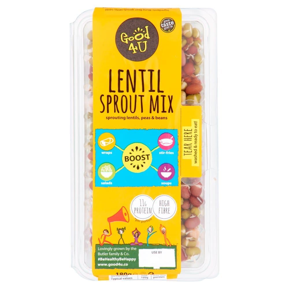Good4U Lentil Sprout Mix, 180g
