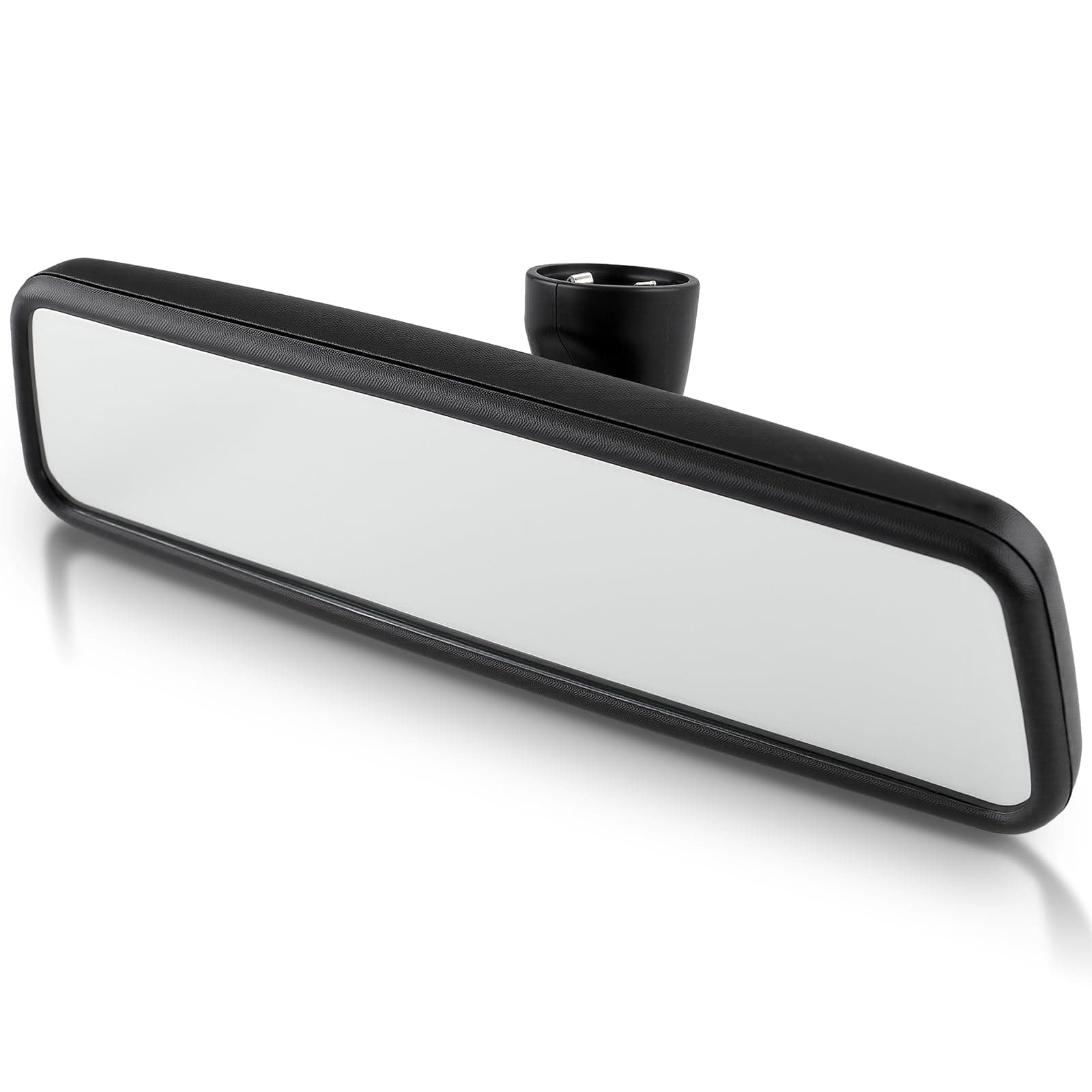 GoaMotors Black Rear View Interior Mirror Compatible with VW Golf MK4/MK5/MK6 Jetta Passat B5 Bora Rearview Mirror, Replace 18D 857 511, 3C0857511, 3B0857511H, 3B0857511G, for Jetta Rear View
