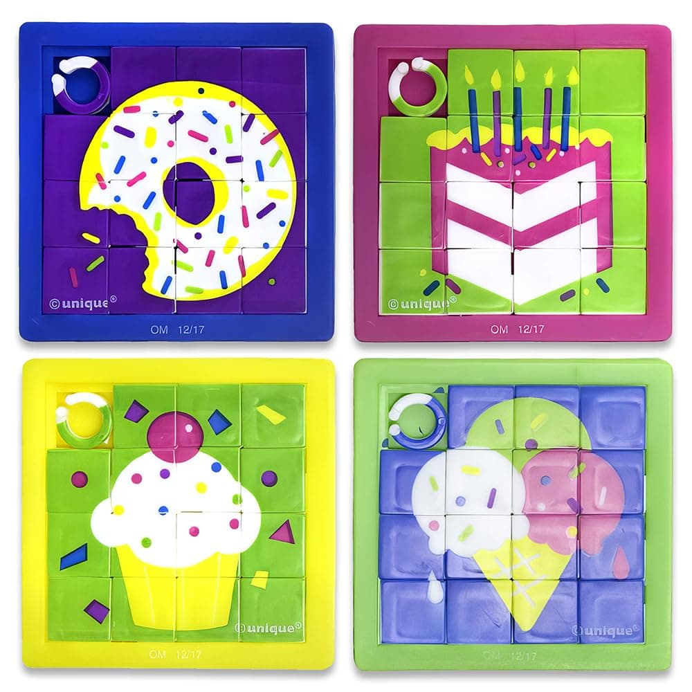 Unique Slide Puzzles - Pack of 10