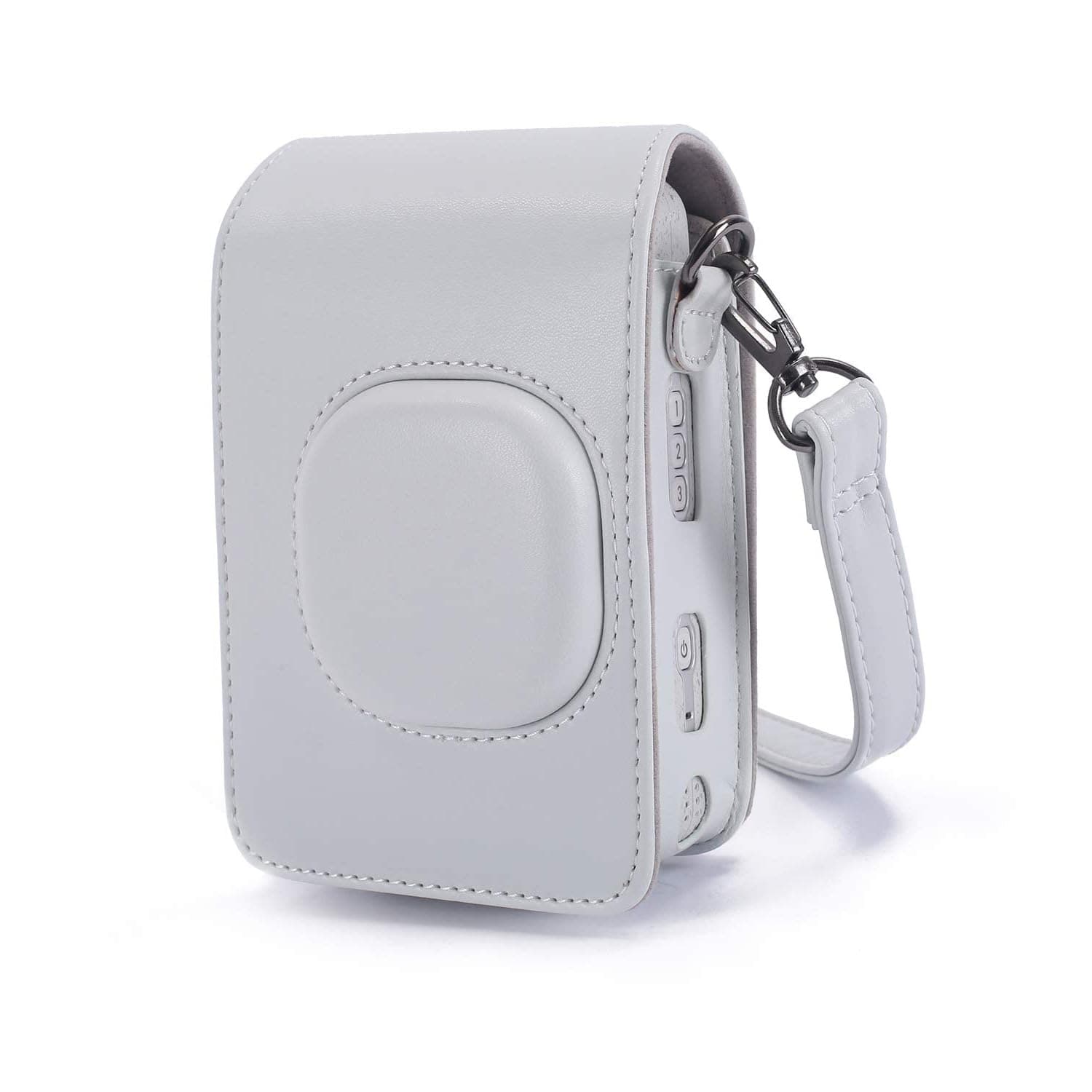 Camera Case for Instax Mini LiPlay, Retro Soft Shockproof Mini Camera Case Bag, Soft PU Leather Bag with Removable and Adjustable Shoulder Strap, Waterproof Printer Protective Case