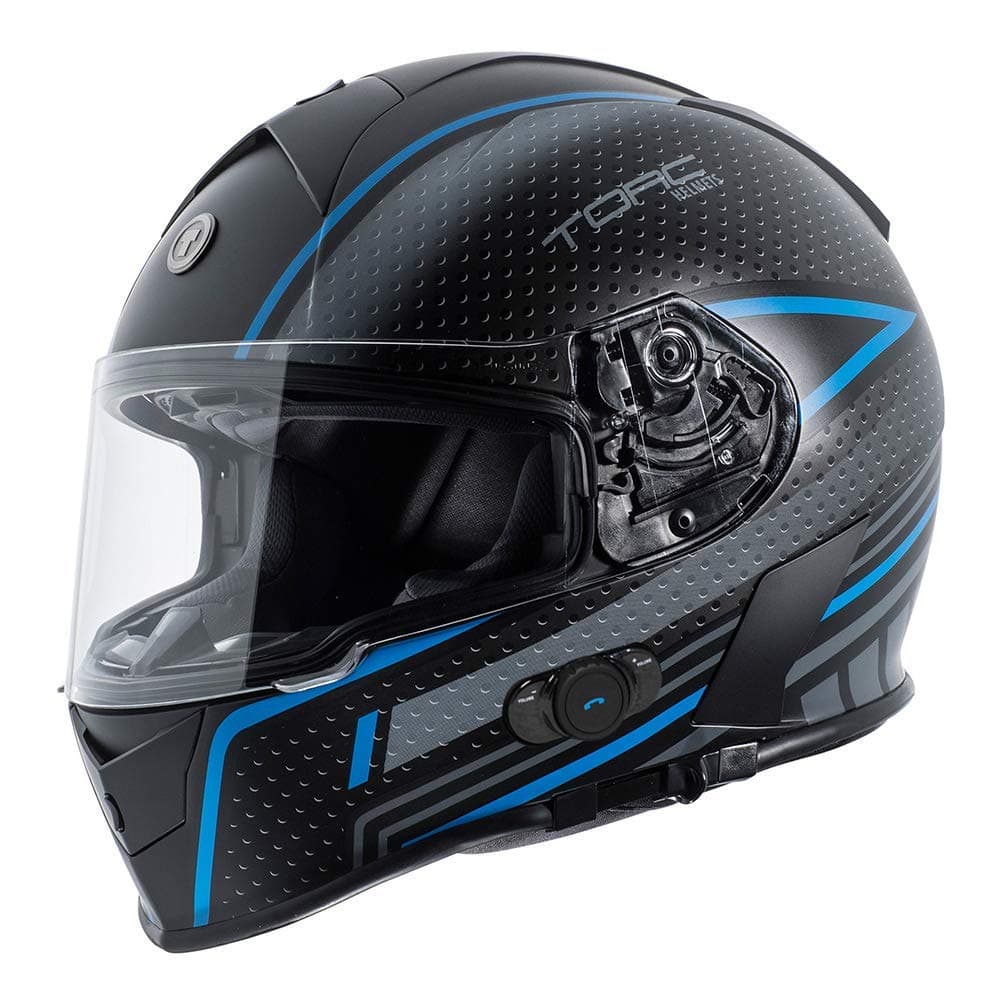 Torc T14B Bluetooth Integrated Mako Full Face Helmet