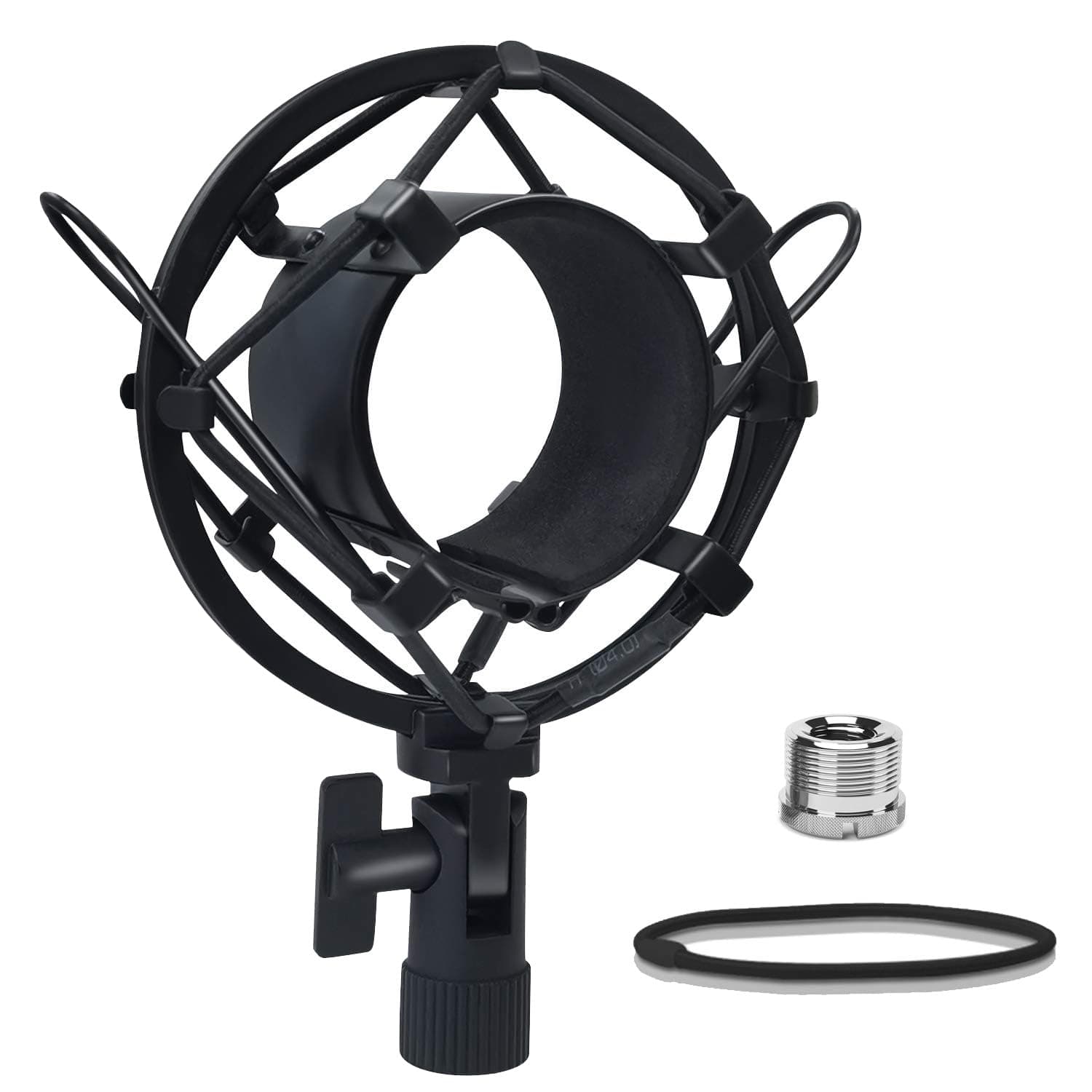 Universal Microphone Shock Mount, Mic Clip Holder Mount for Diameter 47mm-53mm Mic Anti Vibration Adjustable High Isolation Shock Mount