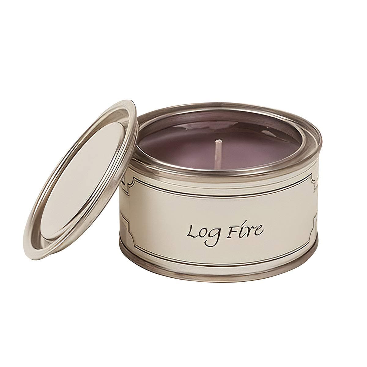 Pintail Candles Filled Tin - Log Fire