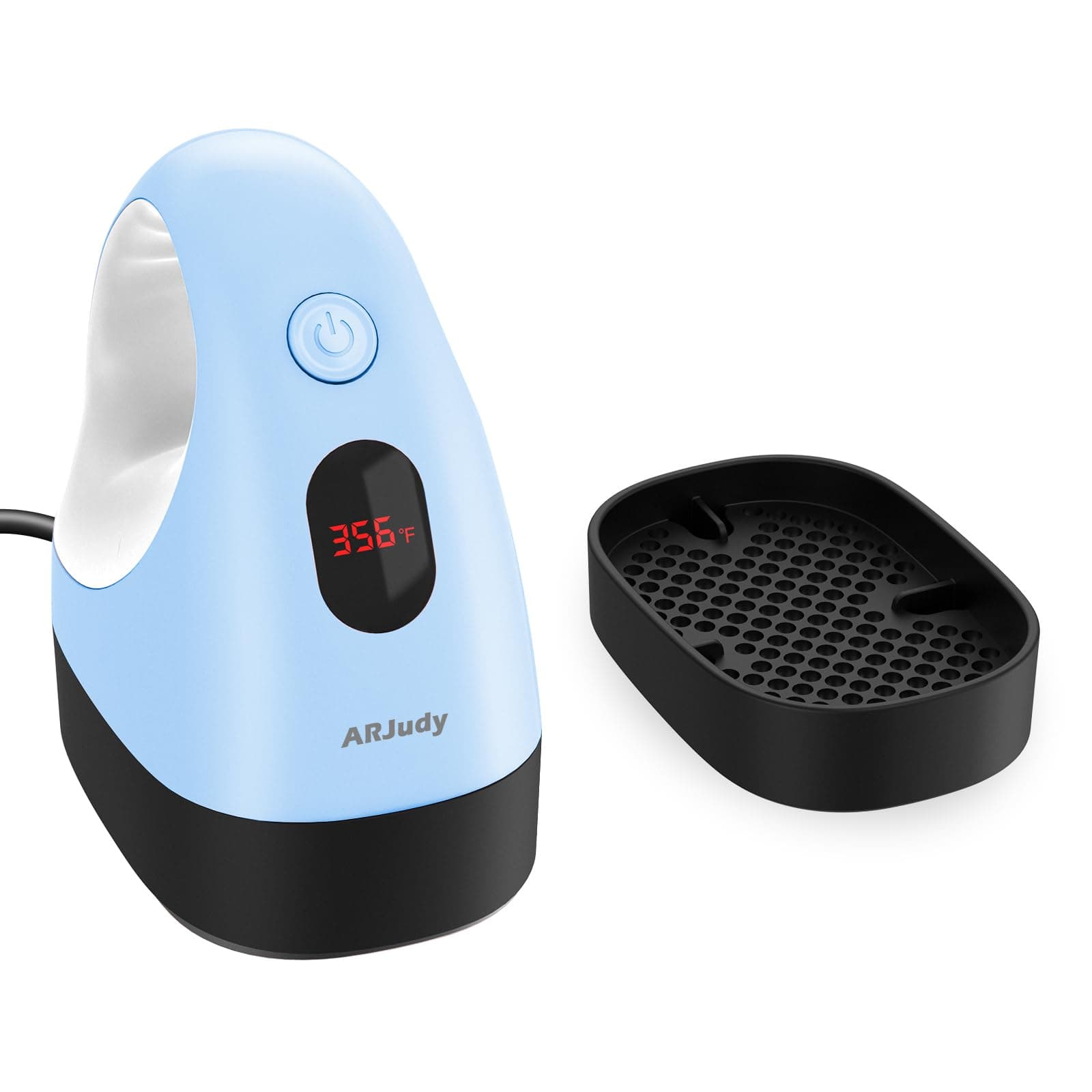 Mini Heat Press Machine, Mini Heat Transfer Iron Press, 3 Heat Settings & Visible Temp, Portable Heat Press Easy for Crafts, T-Shirt, Hats, Shoes, Bags, Cap, and Small HTV Vinyl Projects