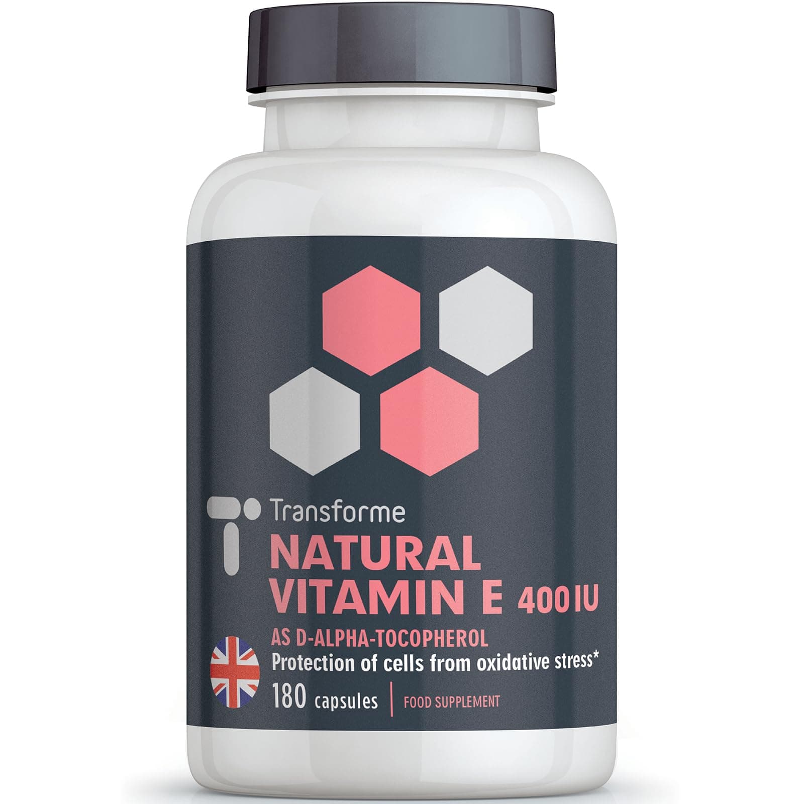 Vitamin E Capsules 400iu Natural Source, 180 Softgels, Natural Liquid D-Alpha Tocopherol, Higher Absorption Than Tablets, 6 Month Supply