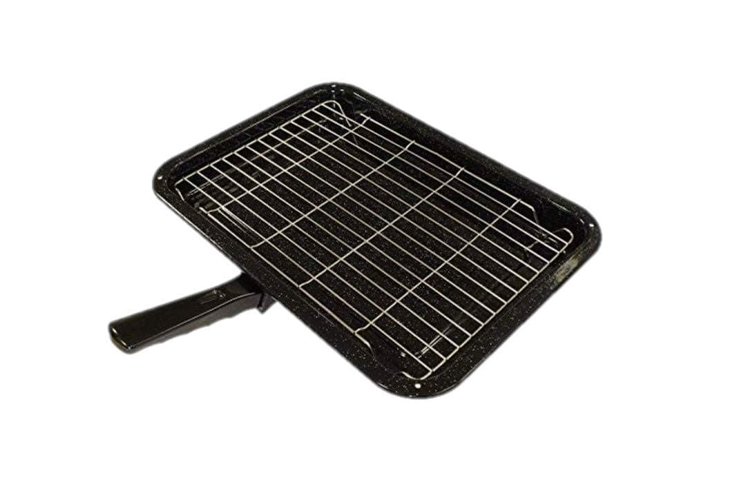 UTIZ Durable Universal Grill Pan Rack With Detachable Handle 380 x 280mm For Oven Cooker