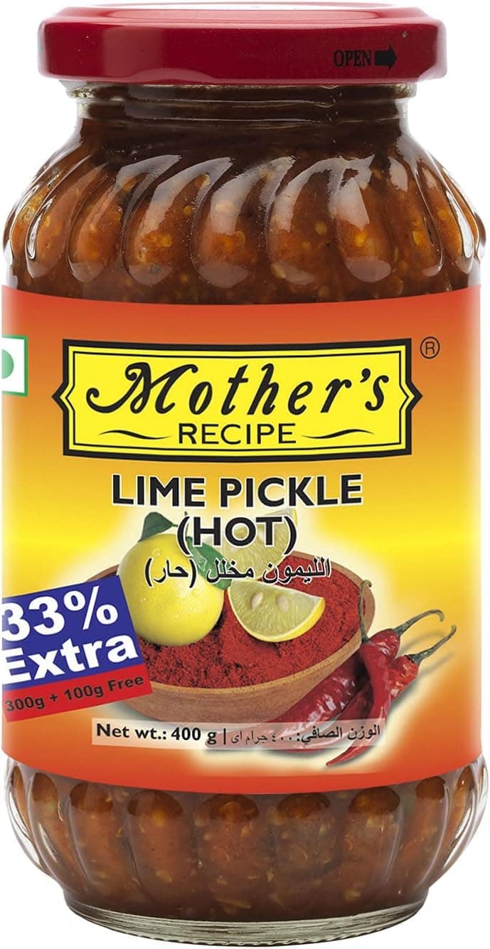 Mother's Lime Hot Pickle, 500 g