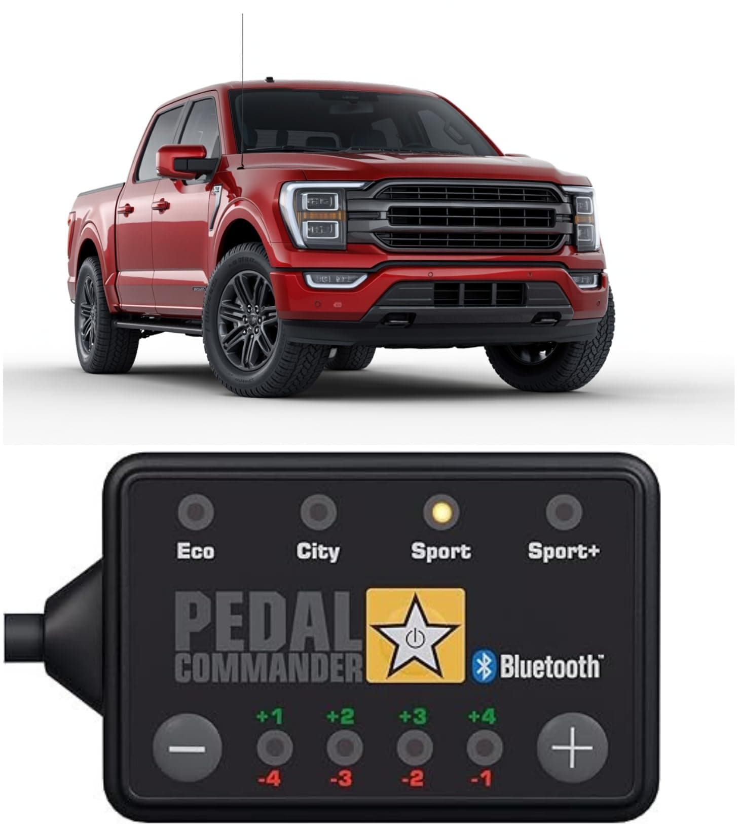 PEDAL COMMANDER for Ford F150 2011-2026 Throttle Response Controller - Plug-and-Play, 4 Driving Modes, Throttle Controller, Auto Truck Performance Mods, App Control, F150 Truck Accessories