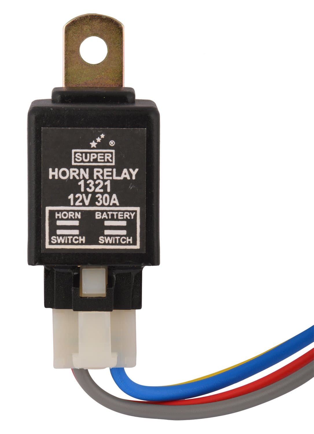 Super 1321 4-Pin Electronic Horn (12V)