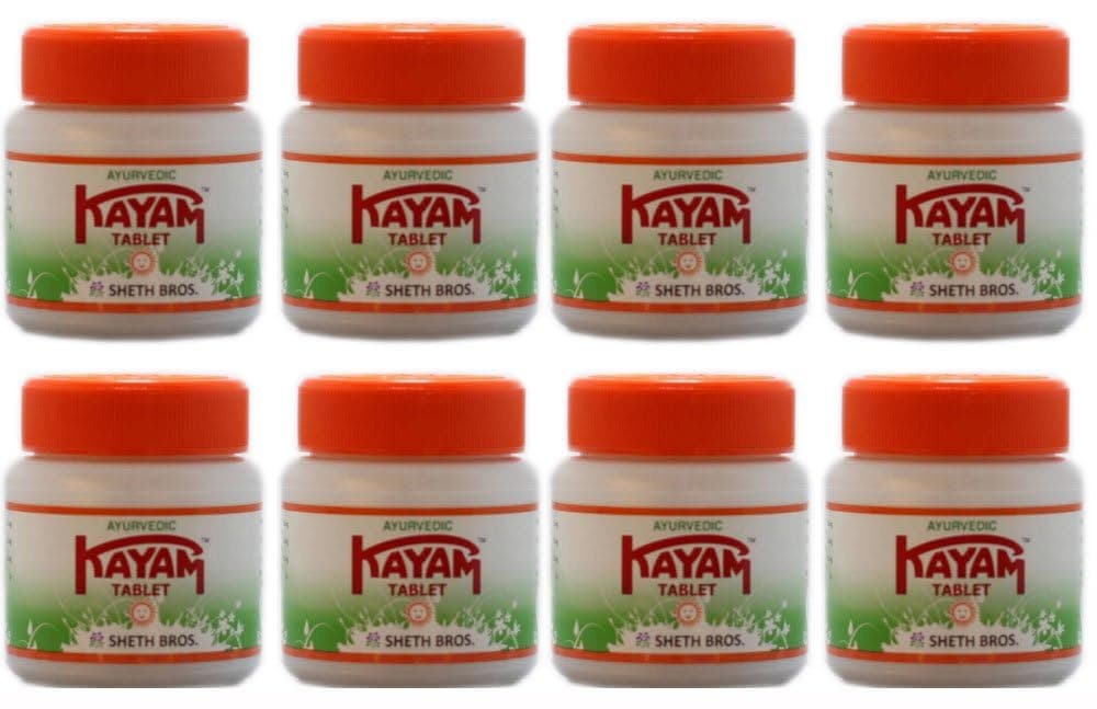 Ayurvedic Kayam Tablet 30 Tablets x 8 Bottles