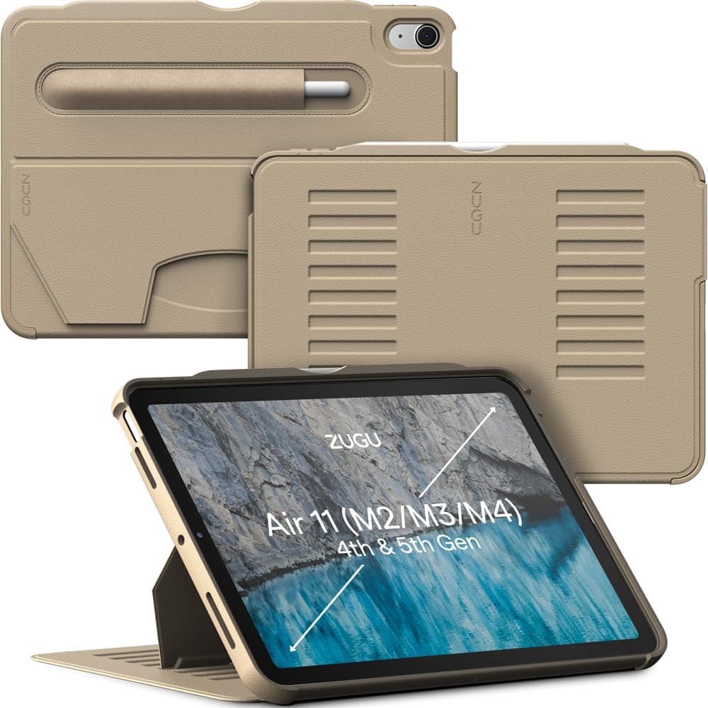 Ultra-Thin Protective Case Designed for iPad Air 11" (M4, 2026 / M3, 2025 / M2, 2024) / iPad Air 5/4, 10.9-Inch (2022/2020) Magnetic Stand with Apple Pencil Charging (Sleep/Wake Cover)