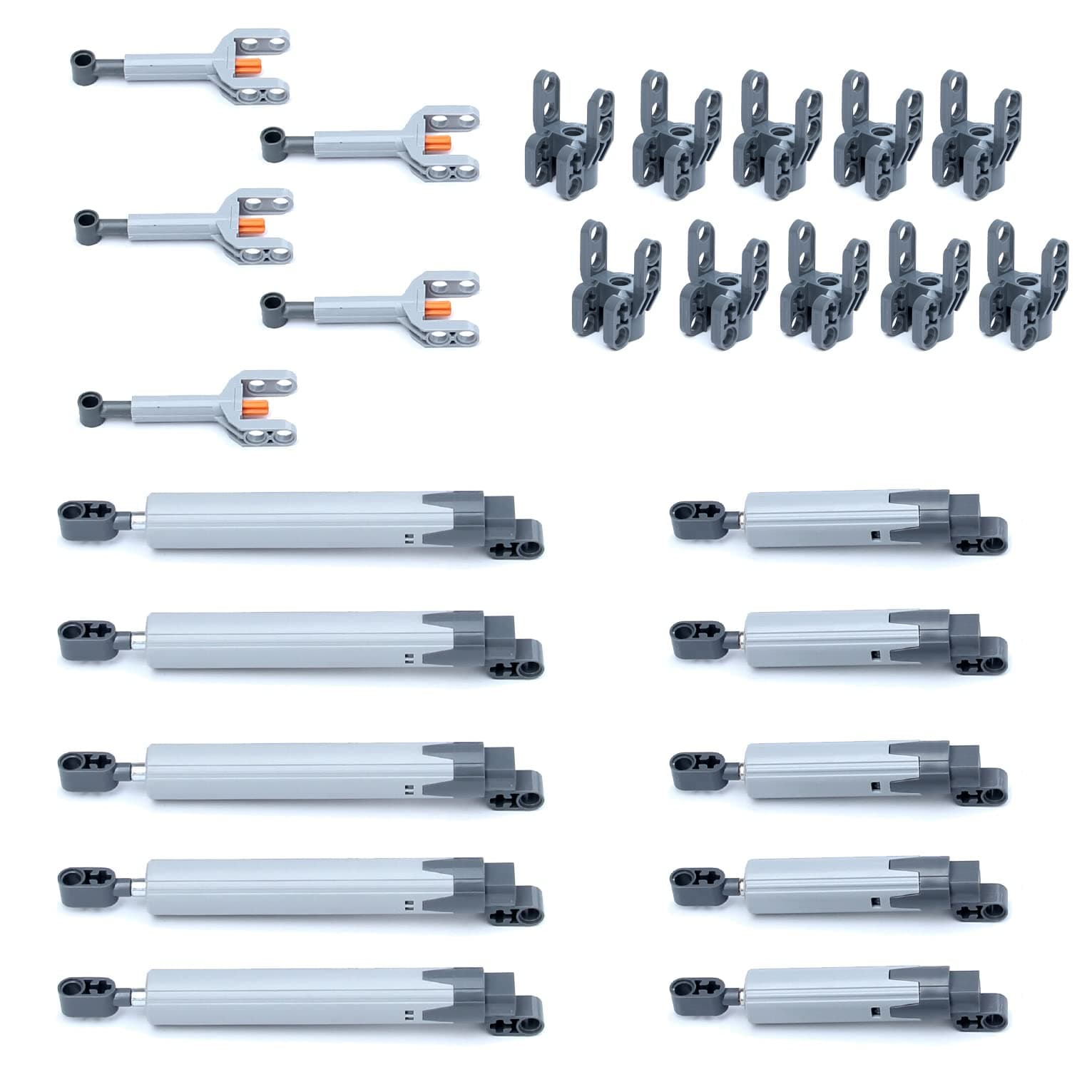 SEEMEY 5 set Technic Linear Actuator Axle and Pin Connector Block compatiable with Technic Parts