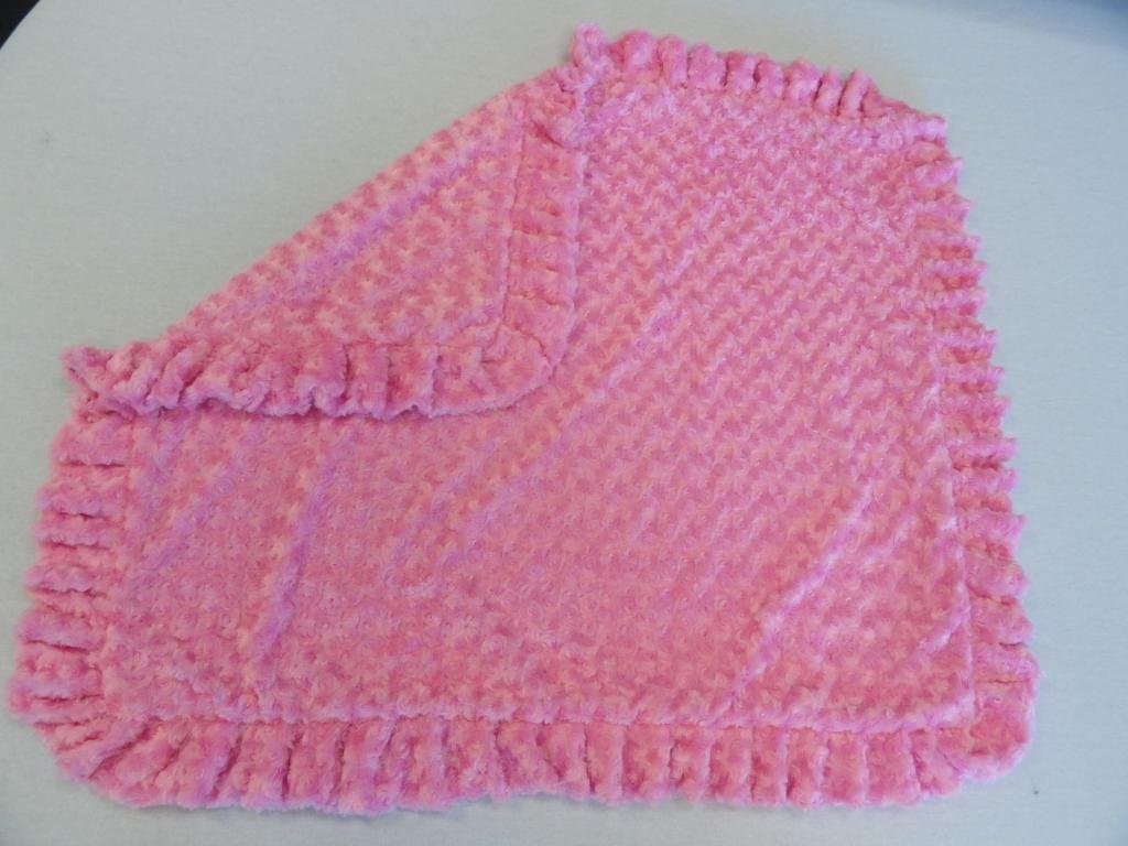 Camp Canine Dog Blanket Pink Rosette