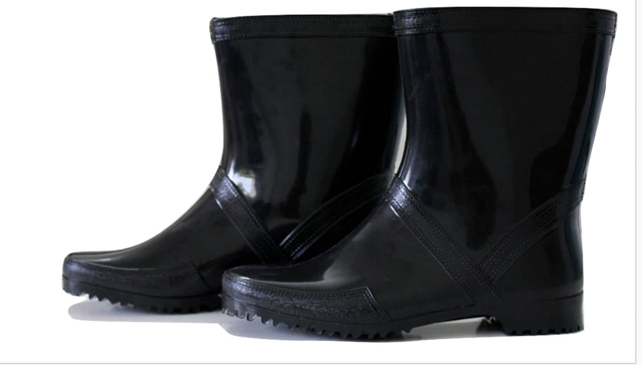 WONDER Unisex Black Gumboot