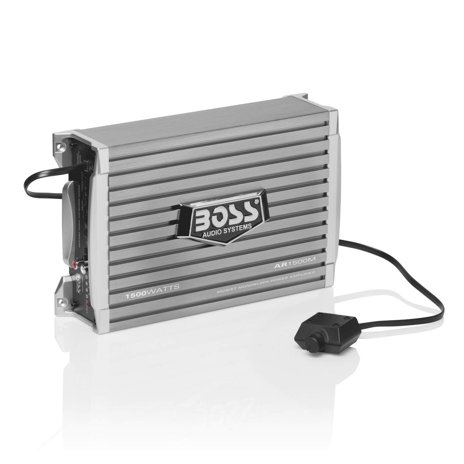 BOSS Audio Systems AR1500M Monoblock Car Amplifier - 1500 High Output, High/Low Level Inputs, Low Pass Crossover, Hook Up to Subwoofer for Bass