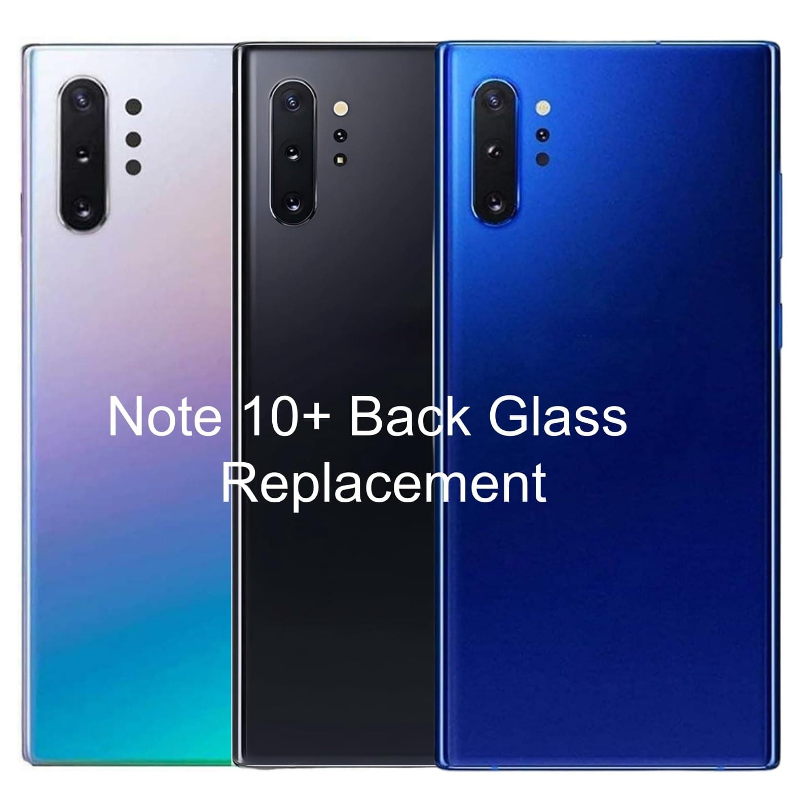 Galaxy Note 10 Plus Back Cover Glass Housing Door Replacement with Camera Lens Parts for Samsung Galaxy Note10+ Note10 Plus 5G +Tools (Aura Glow)