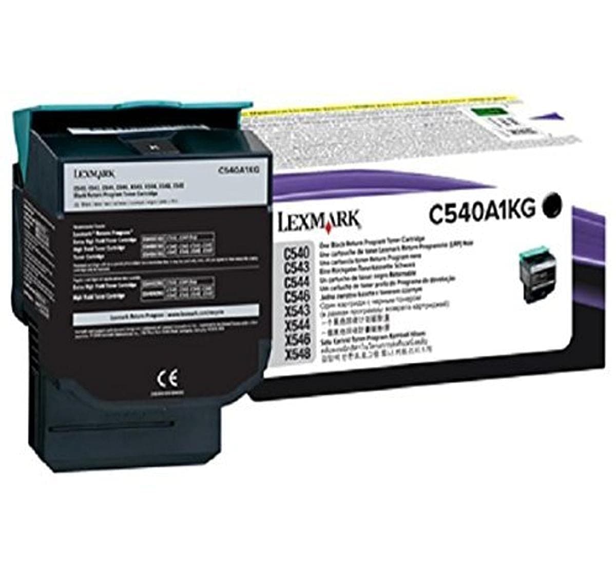 Lexmark C540n/C543dn/X543dn/C544/X544 Series Return Program Toner Cartridge - Black