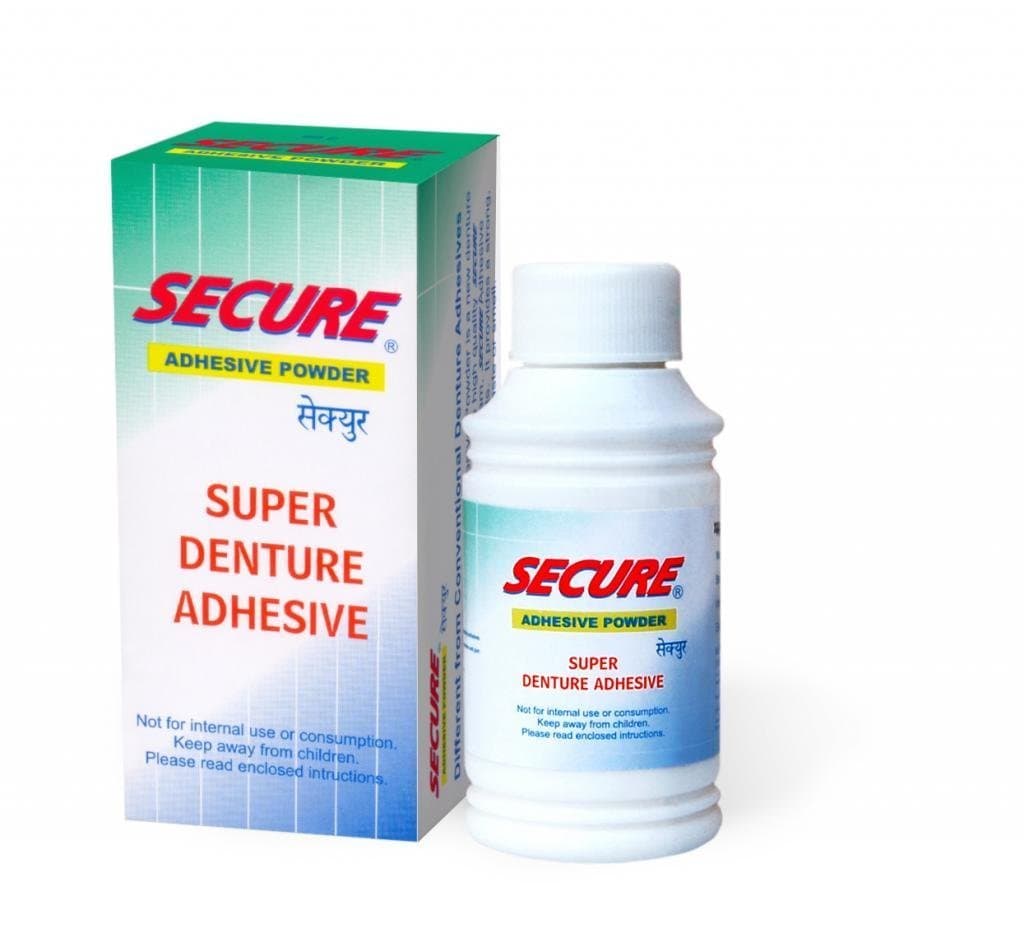 SECURE Denture Adhesive Powder 20gms (Pack of 2)